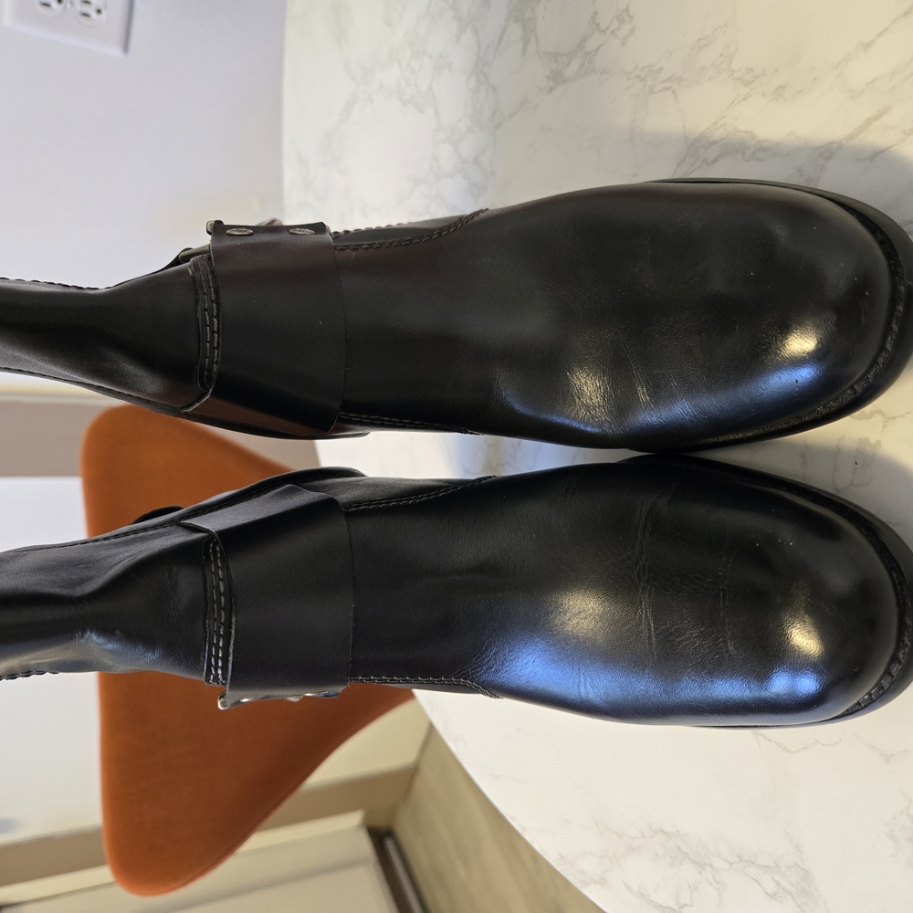 Harley-Davidson Black Heeled Boots